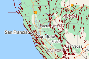 Maroon lines on the map